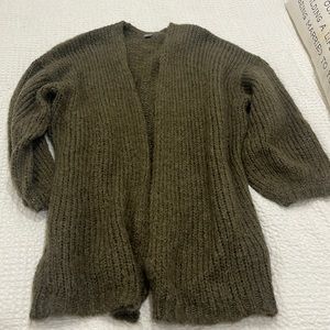 Aerie Olive green Cardigan